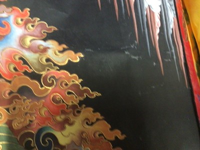 Lot 2081 - Contemporary thangka scrolls (5) plus an earlier example.