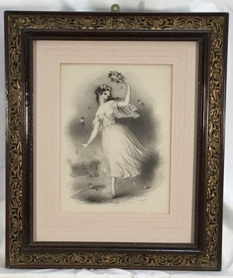 Lot 32 - Fanny Cerrito, The Ballet Dancer, lithograph by J. Brandard, 1848, and one other of the Circassian Polka