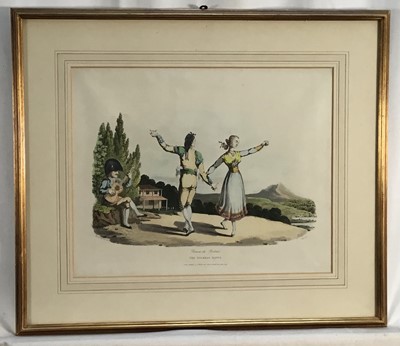 Lot 33 - Carlotta Grisi, the ballet dancer, the New Jenny Lind Polka sheet music cover published by Charles Holt, 1147, in carved giltwood frame, and two others