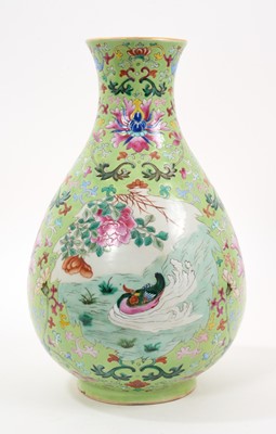 Lot 335 - Chinese famille rose vase