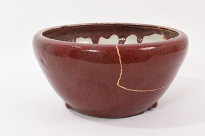 Lot 46 - Chinese sang-de-boeuf bowl