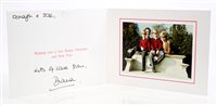 Lot 52 - HRH Diana Princess of Wales - signed 1990...