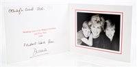 Lot 57 - Diana Princess of Wales - signed 1995...