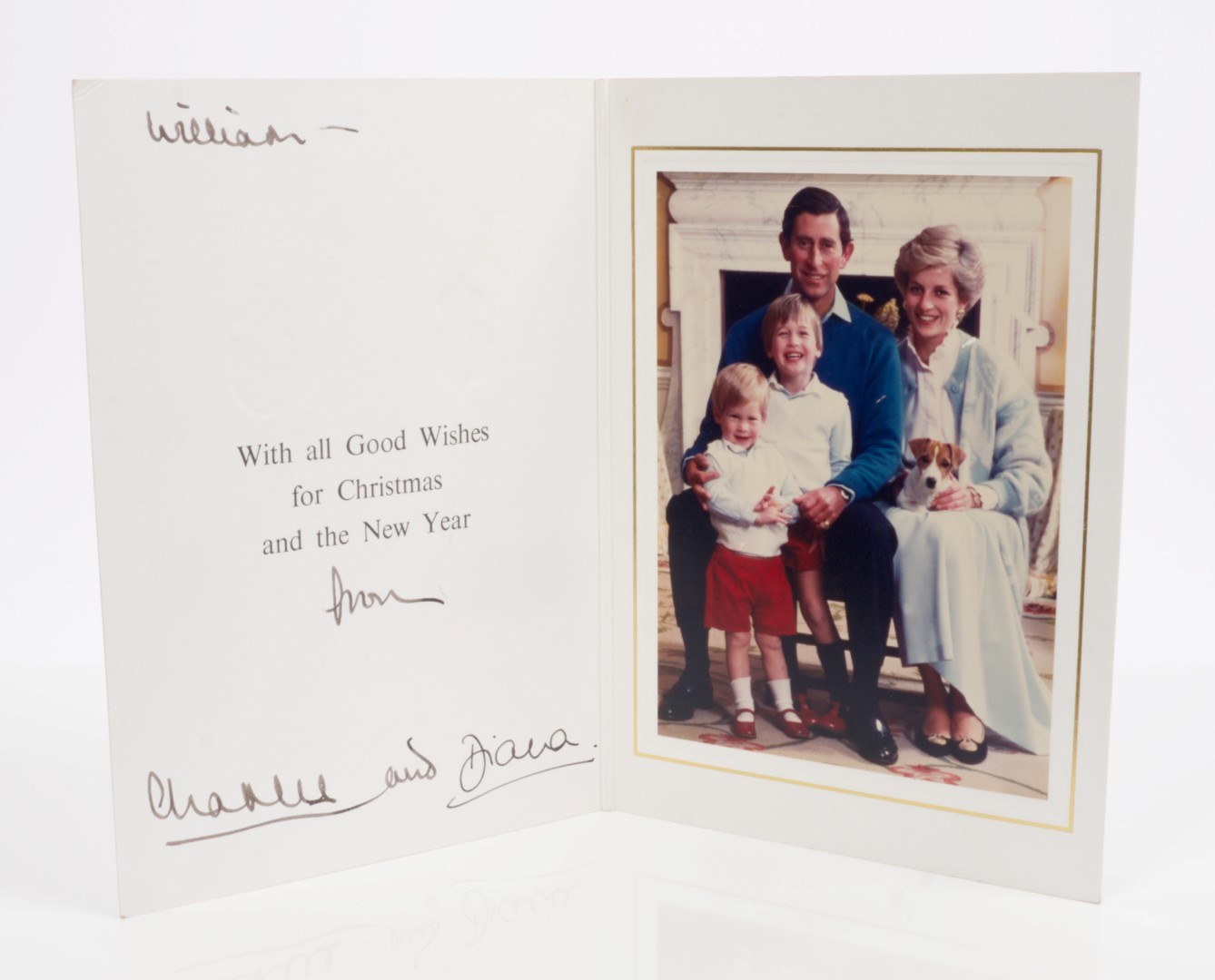 Lot 63 - TRH The Prince and Princess of Wales - signed