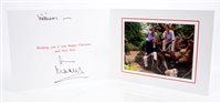 Lot 67 - HRH The Prince of Wales - signed Christmas...
