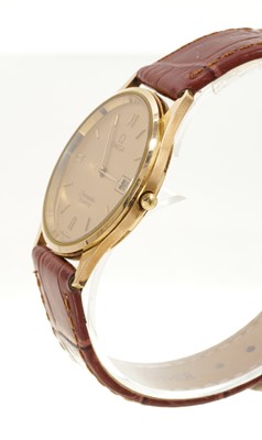 Lot 804 - Gentlemen's Omega Seamaster Quartz gold wristwatch