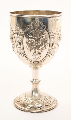 Lot 512 - Victorian silver goblet