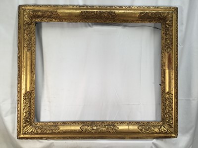 Lot 1495 - 18th century Lely panel gilt frame