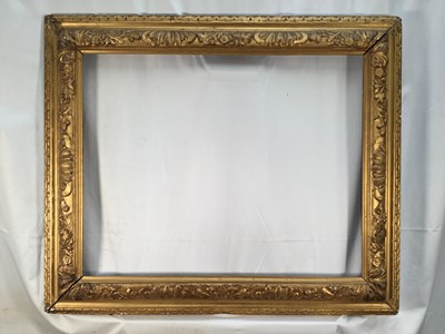 Lot 1496 - 18th century Carolean gilt frame