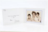 Lot 73 - Diana Princess of Wales - signed 1994...