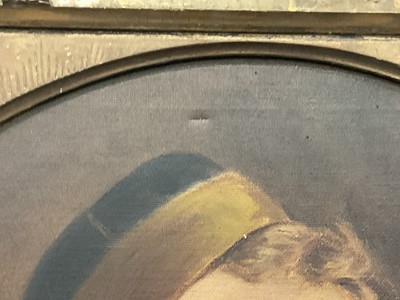 Lot 1426 - Leon Sprinck, early 20th century, oil on canvas - Portrait of a British Lancer, circa 1905, wearing medals including Boer War, 75cm x 65cm, in gilt frame