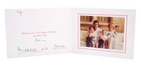 Lot 76 - TRH The Prince and Princess of Wales - signed...