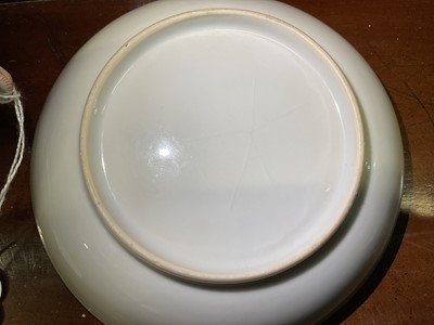Lot 339 - Three 18th century Chinese famille rose porcelain tea bowls and saucer, and a non-matching tea cup and saucer (8)
