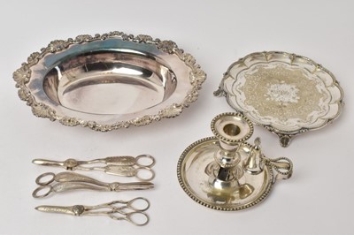 Lot 545 - Group of 19th century and later silver plate