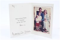 Lot 79 - TRH The Prince and Princess of Wales - signed...