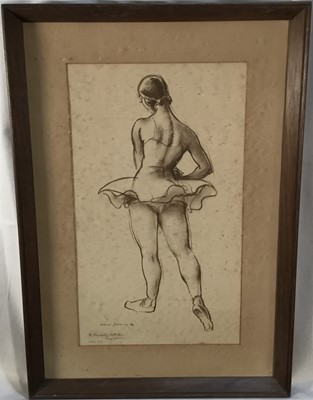 Lot 204 - Ernest Daryl Lindsay (1889-1976) lithograph, ballerina, signed and inscribed by the artist