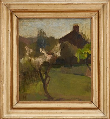 Lot 1459 - * Earl Haig (1918-2009) oil on canvas, The Garden, initialled, 41cm x 36cm, in original frame