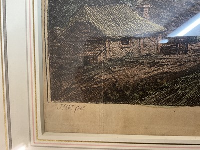 Lot 1243 - James Gillray (1756-1815) hand coloured etching - The Apotheosis of Hoche, published '11th, 1798', by H. Humphrey, BM 9156, 51cm x 38.5cm, in glazed frame