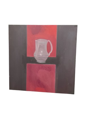 Lot 244 - Clare Newbolt (contemporary), oil on canvas, white jug