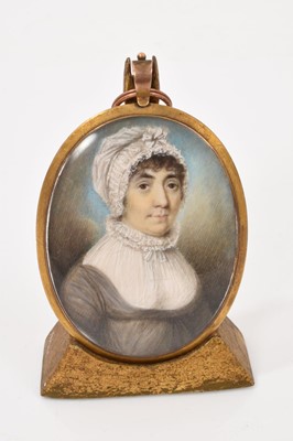 Lot 1161 - Attributed to William Grimaldi (1751-1830), portrait miniature on ivory