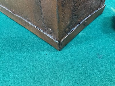 Lot 969 - 18th century iron strong box