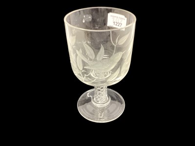 Lot 1227 - Hand engraved Stuart crystal glass