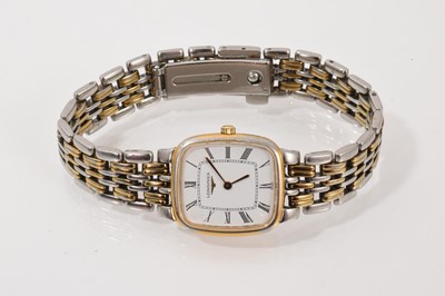 Lot 126 - Ladies Longines bi-metal wristwatch