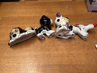 Lot 1134 - Four Lorna Bailey dogs including Dashhey the Dog