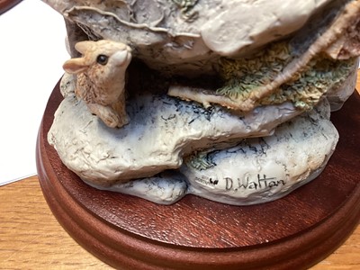 Lot 1173 - Three Border Fine Arts sculptures - Rocky Den, The Scrounger and Safe Outlook