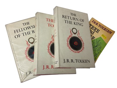 Lot 1655 - Lord of the Rings - three volumes, and another book by Tolkien