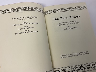 Lot 1655 - Lord of the Rings - three volumes, and another book by Tolkien