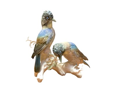 Lot 1210 - Collection of 5 Karl Enns porcelain models of birds