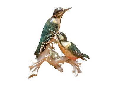 Lot 1210 - Collection of 5 Karl Enns porcelain models of birds