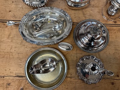 Lot 18 - Collection of silver plate