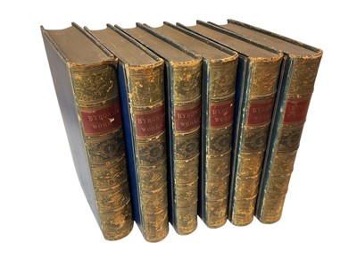 Lot 1664 - Set of Byron's work six vols. 1855