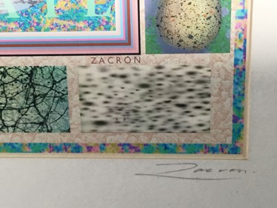 Lot 22 - Richard Drew, known as Zacron (British, 1943-2012) Archival print, 2004 - Quail, signed, inscribed and numbered 1/100, image 28 x 40cm, glazed frame