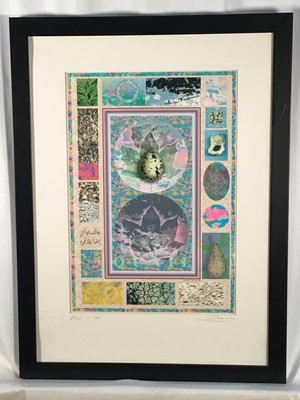 Lot 22 - Richard Drew, known as Zacron (British, 1943-2012) Archival print, 2004 - Quail, signed, inscribed and numbered 1/100, image 28 x 40cm, glazed frame