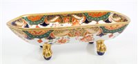 Lot 175 - Early 19th century Spode large boat-shaped pen...