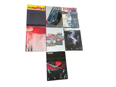 Lot 78 - Group of 1990s Ferrari Yearbooks- 1992, 1993, 1995, 1996, 1997, 1998 and 1999 (7).