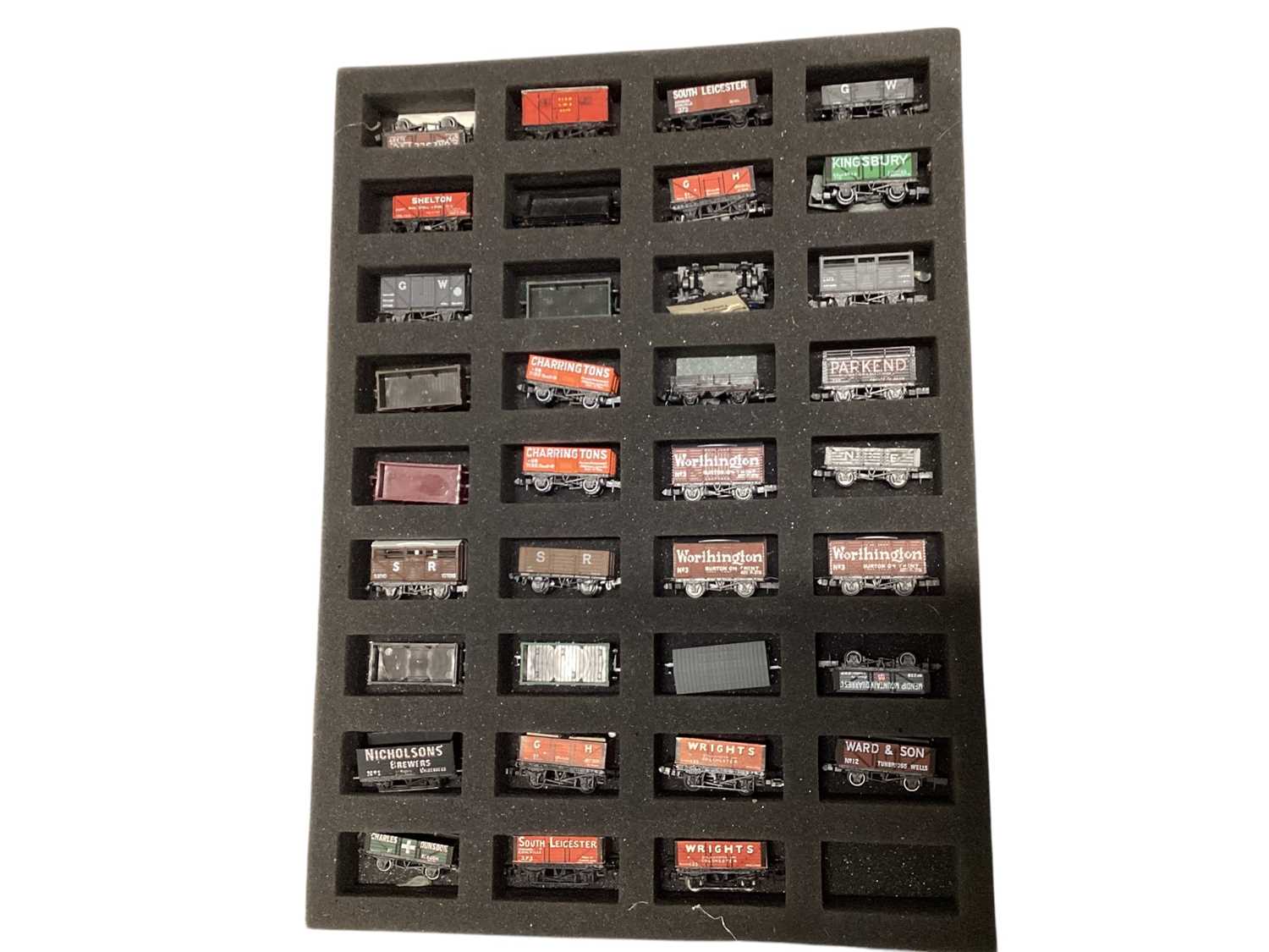 Lot 1898 - Selection of N Gauge rolling stock including private wagons & tankers, approx 120 total