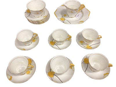 Lot 1189 - Art Deco Paragon six place teaset