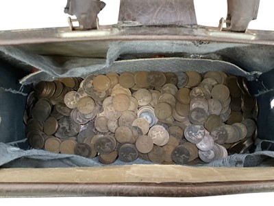 Lot 497 - G.B. - An attaché case containing a large quantity of bronze coinage (N.B. Estimated wt. 14+ kilos) (Qty)