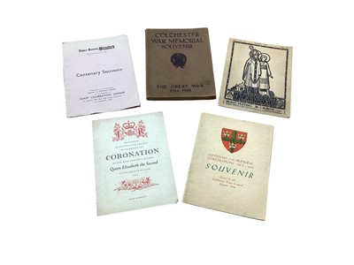 Lot 1431 - Small group of Colchester ephemera.