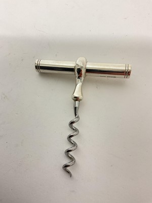 Lot 45 - Contemporary Mappin & Webb silver corkscrew