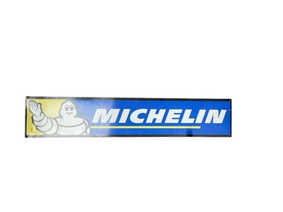 Lot 85 - Modern Michelin printed tin sign, 104 x 20cm.