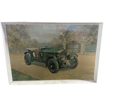 Lot 101 - Gerald Coulson, Black label Bentley framed print, 71 x 51cm