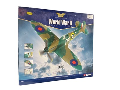 Lot 122 - Corgi diecast 'The Aviation Archive' 1:32 scale Spitfire in box.