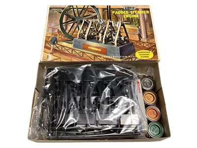 Lot 1958 - Revell 1:72 scale model kit Halifax B, boxed 04670, Airfix Series 6 Paddle Steamer Engine, boxed No.623 & Keil Kraft Flying Scale Models Hawker Hunter, boxed KK0060 (3)
