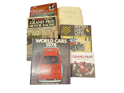 Lot 154 - Group of six motoring related books (6).