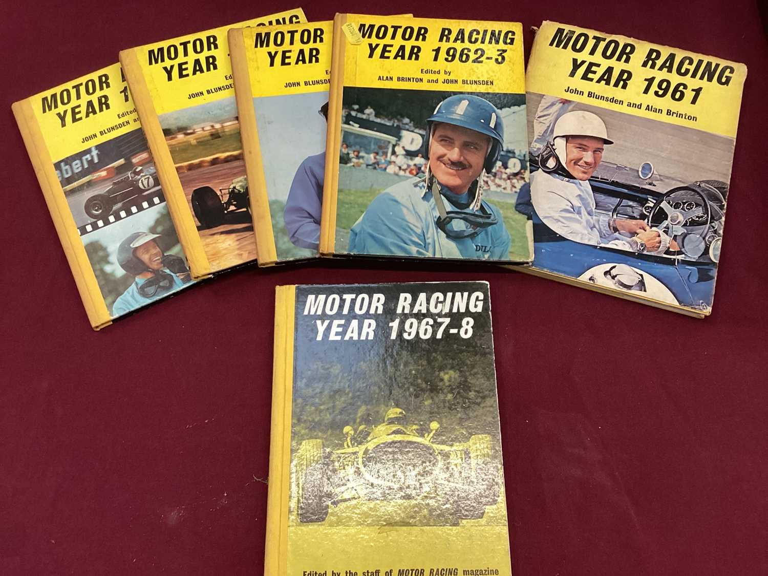 Lot 146 - Set of Motor Racing year books 1961-1968 (6 books).